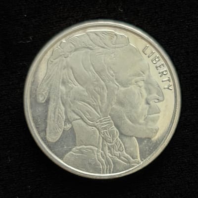 1/2 oz Silver Buffalo Round .999 Fine