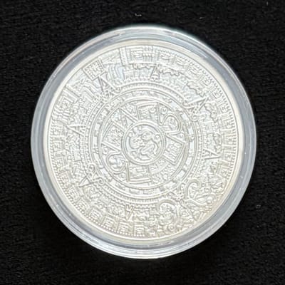 1 oz Aztec Calendar Silver Round .999 Fine Silver