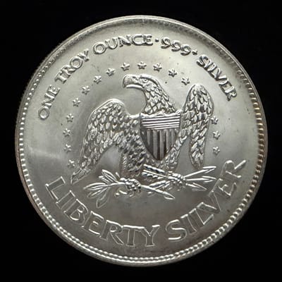 A-Mark Liberty Bell 1 oz Silver Round - additional view