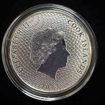 2023 Cook Islands HMS Bounty 1 oz Silver Coin - additional view