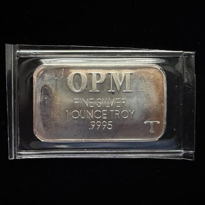 OPM 1 oz .9995 Sealed Fine Silver Bar