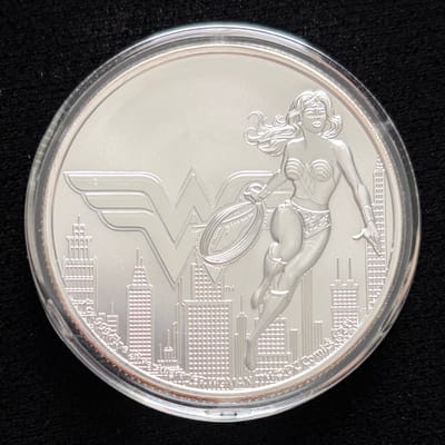 2021 Wonder Woman Niue 1 oz Silver Coin