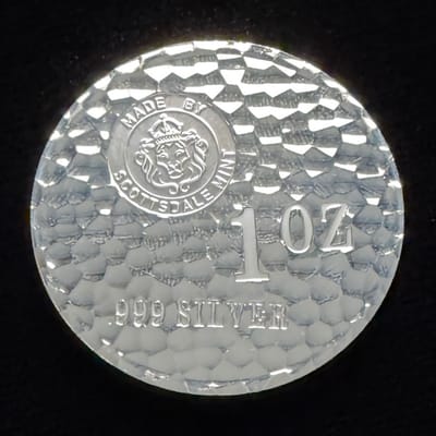 Scottsdale Mint Tombstone Hammered 1 oz Silver - additional view