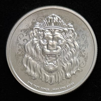 2024 Roaring Lion of Judah 1 oz Silver Coin