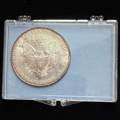 1995 American Silver Eagle 1 oz .999 Silver Coin - additional view