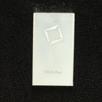 10 Gram Valcambi Suisse Silver Bar .999 Fine - additional view
