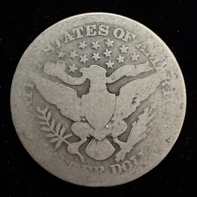 1914 Barber Quarter – 90% Silver - additional view