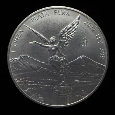 2022 Mexico Libertad 1 oz .999 Silver Coin