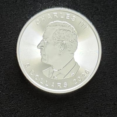 2026 1 oz Silver Maple Leaf Canadian - additional view