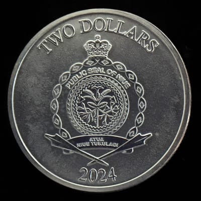 2024 Roaring Lion of Judah 1 oz Silver Coin - additional view