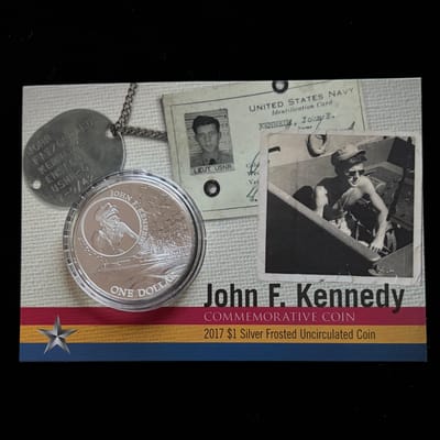 2017 John F. Kennedy Solomon Islands 1 oz Silver - additional view