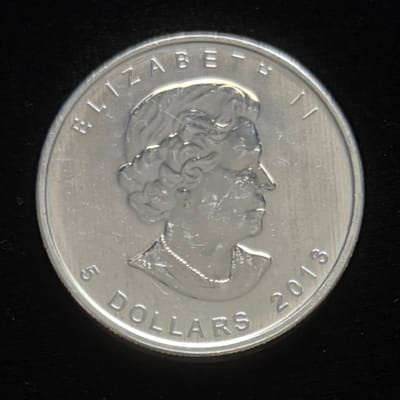 2013 1 oz Silver Maple Leaf .9999 Fine - additional view
