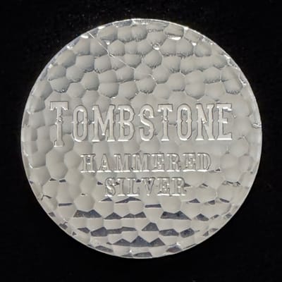 Scottsdale Mint Tombstone Hammered 1 oz Silver