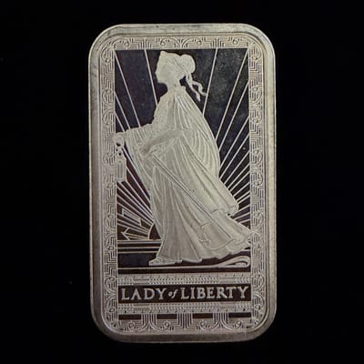 PAMP Suisse Lady Liberty 1 oz .999 Fine Silver Bar