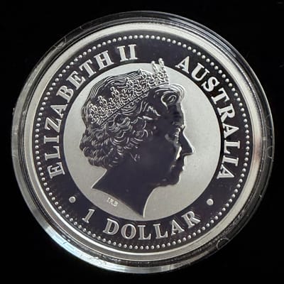 2001 Kookaburra 1 oz Silver Coin Australia - additional view