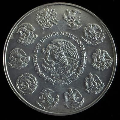 2010 Mexico Libertad 1 oz .999 Silver Coin - additional view