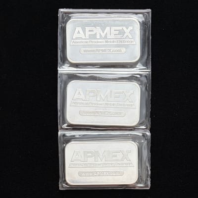 1 oz Sealed APMEX Silver Bar .999 Fine Silver - additional view
