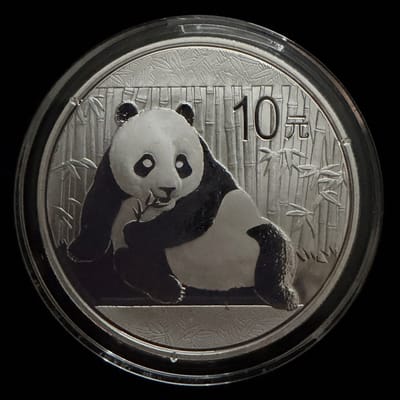 2015 Silver Panda 1 Oz .999 Fine Coin