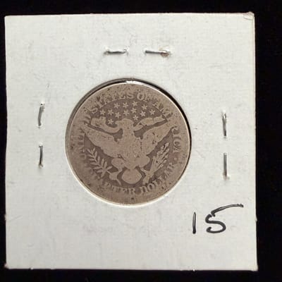1894 Barber Quarter – 90% Silver - additional view