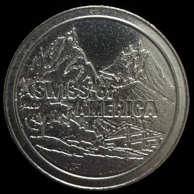 Swiss of America 1 oz .999 Fine Silver Round - additional view