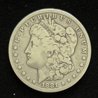 1881 Morgan Silver Dollar 90% Silver