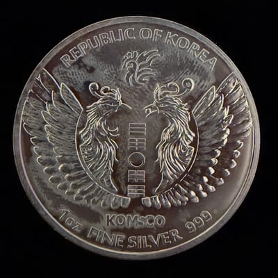 South Korean Phoenix 1 oz Silver Bullion