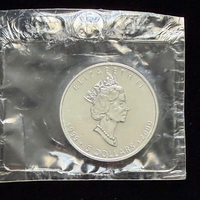 1999 Original Mint Sealed Maple Leaf 1 oz Silver - additional view