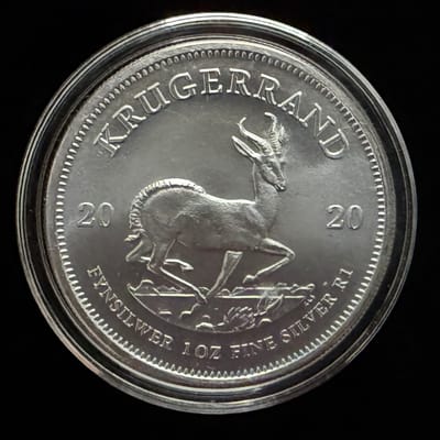 2020 1 oz Silver Krugerrand Coin South African