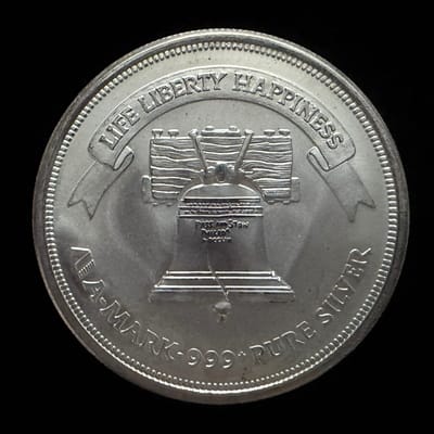A-Mark Liberty Bell 1 oz Silver Round