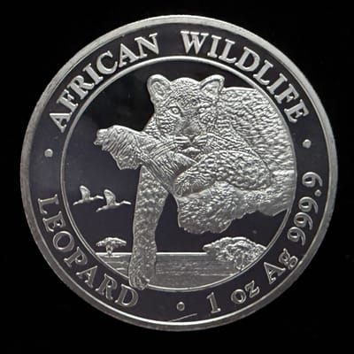 2020 Leopard 1 oz Silver Coin African Wildlife
