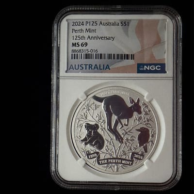  2024 Australia 1 oz Silver 125th Anniversary Coin