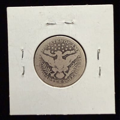 1914 Barber Quarter – 90% Silver - additional view