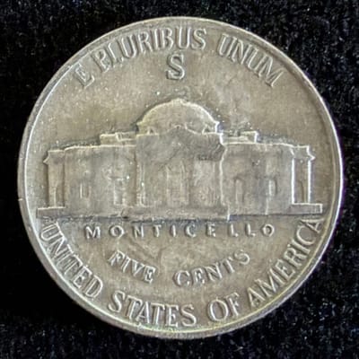 1943-S Jefferson Silver War Nickel - additional view