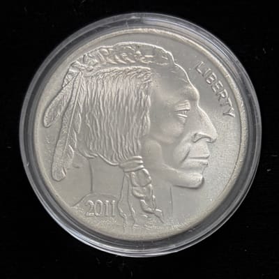 2011 Buffalo 1 oz .999 Fine Silver Round