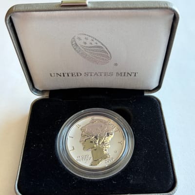 2019 1 oz Palladium Reverse Proof American Eagle - additional view