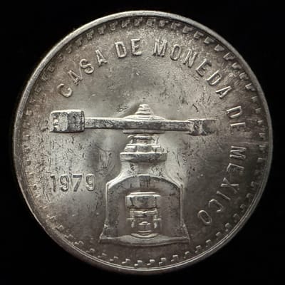 1979 Mexico 1 Onza Troy .925 Silver Balance Scale