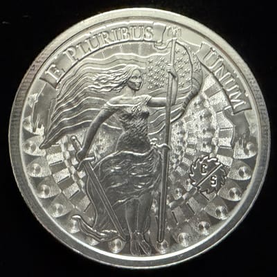 1 oz Liberty & Unity .999 Silver Round - additional view