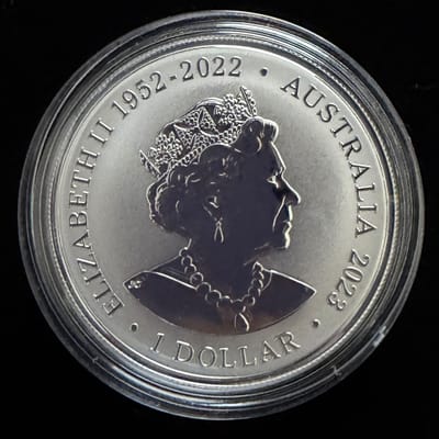 2023 Rough-Toothed Dolphin 1 oz .999 Silver Coin - additional view