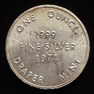 Swiss of America 1 oz .999 Silver Round - additional view
