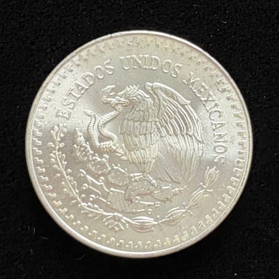 1985 1 oz Libertad 1 Onza .999 Fine Silver - additional view