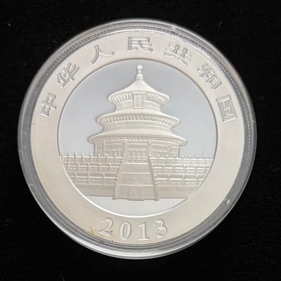 2013 Silver Panda 1 Oz .999 Fine Coin - additional view