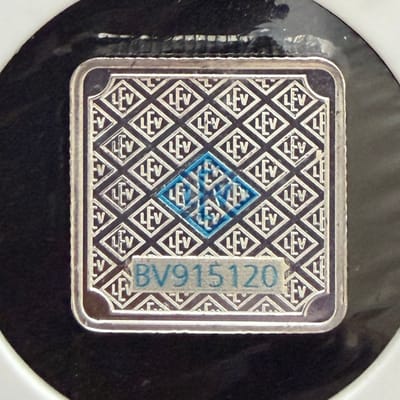 Geiger 5 gram .999 Fine Silver Bar - additional view