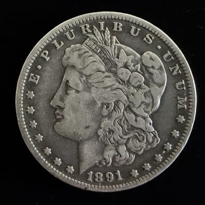 1891 Morgan Silver Dollar – 90% Silver