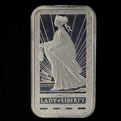 PAMP Suisse Lady Liberty 1 oz .999 Fine Silver Bar