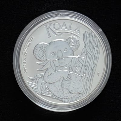 2026 1 oz Silver Koala Australian .9999 Fine