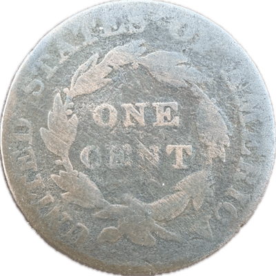 1821 Large Cent - KEY DATE - Old Historic US Coin - additional view