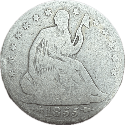 1855-O Seated Liberty Half Dollar - US Silver Coin