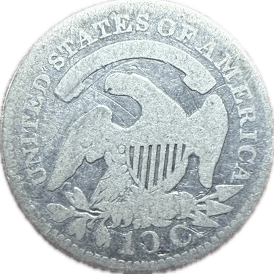 1827 Capped Bust Dime - 90% US Silver Coin  - additional view