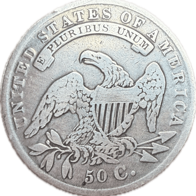 1834 Capped Bust Half Dollar - US Silver (Cleaned) - additional view