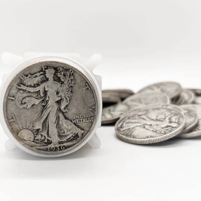 $10.00 FV - 90% Silver Walking Liberty Coins